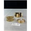 Image 1 : 3 Pretty Vintage Goldtone Bracelets