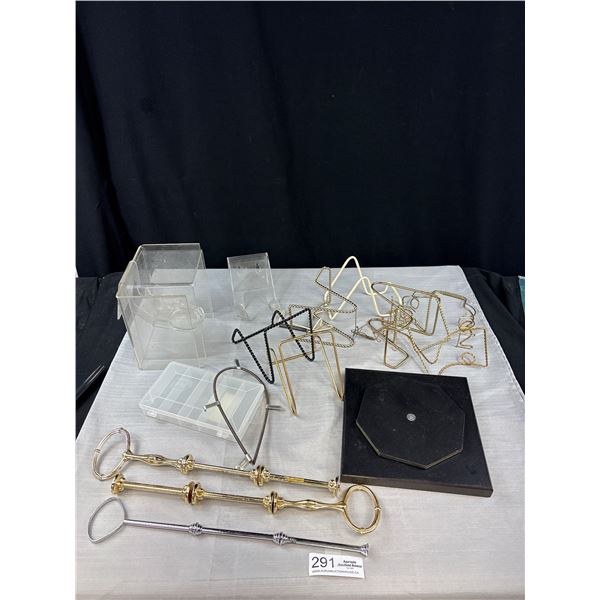 Box Lot of Shop Display Stands etc