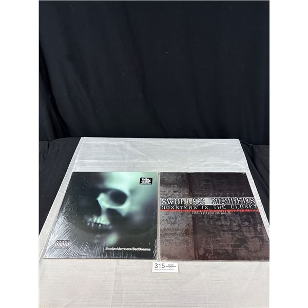 2 Sealed Hip Hop Swollen Members LP's 2001 Bad Dreams and 2002 Monsters in The Closet