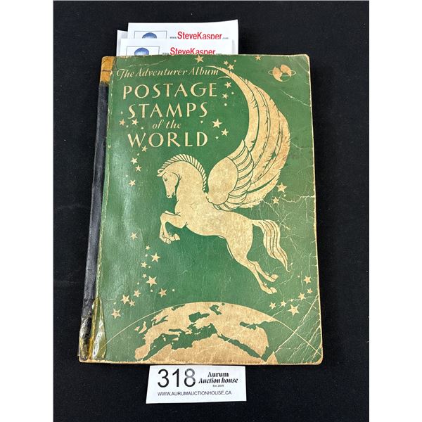 1934 Postage Stamps of The World Book w/ Lots of Stamps