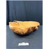 Image 4 : Lot of 2 Wooden Bowls, 1 Large Yellow Cedar Burl Bowl and 1 Small