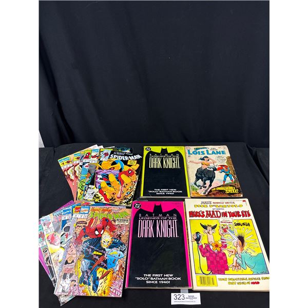 Lot of 25 Comics: 15 Spiderman, 8 Batman +2