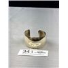 Image 1 : Silver Tone Open Cuff Bangle, Unmarked