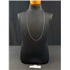 Image 1 : Extra Length Sterling Silver Chain, Tested + Marked 925 24" Length