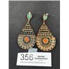 Image 2 : Pair of Vintage Dangle Earrings