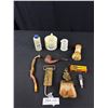 Image 1 : Collectible Vintage Mens Lot, Pipes, Shaving, Etc