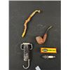 Image 6 : Collectible Vintage Mens Lot, Pipes, Shaving, Etc