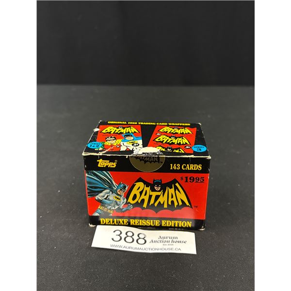 Hard to Find Empty Topps Batman Trading Cardboard Box from 1966