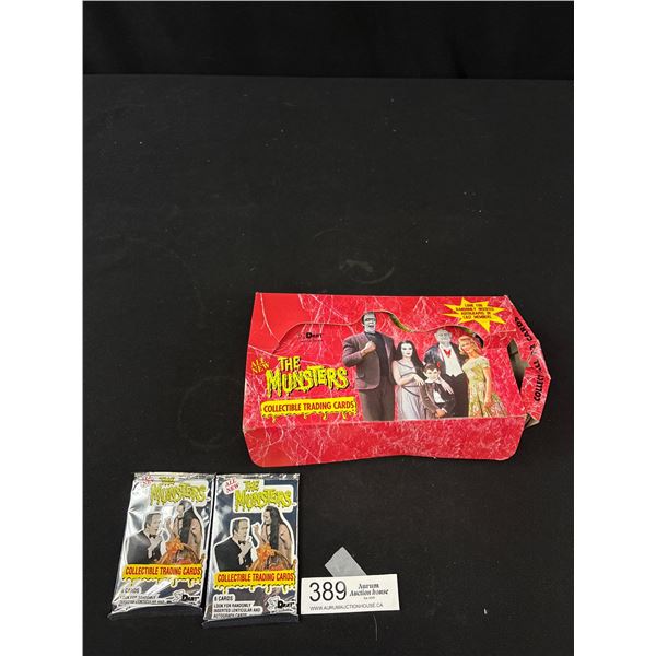 Box of Munsters Trading Cards Still in Packages
