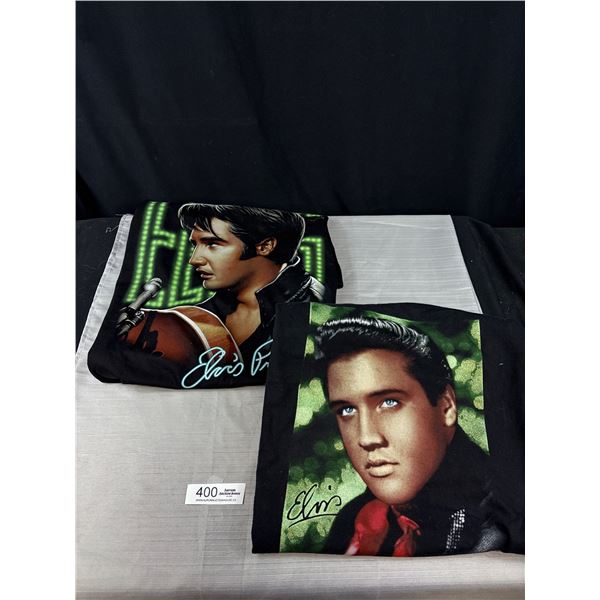2 Elvis Presley T-Shirts XL