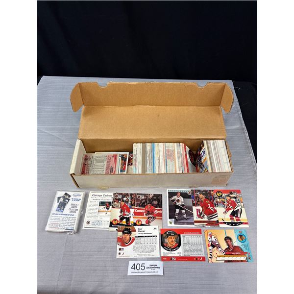 Long Box of Hockey Trading Cards