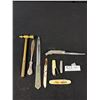 Image 1 : Misc Collectible Lot, Letter Openers, Knives and 1 Marked 800 Silver