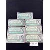 Image 1 : Lot of 1967 Canadian Centenial $1 Banknotes