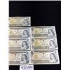Image 3 : Lot of 10 1973 $1 Banknotes