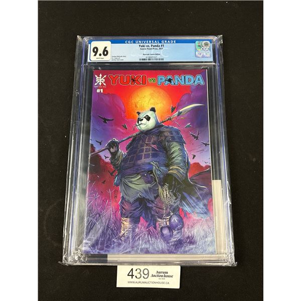Graded 9.6 Yucky vs Panda #1 Source Point Press Comic