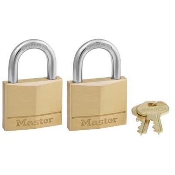 MASTERLOCK PADLOCK 2PK KEYED ALIKE