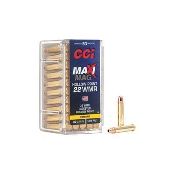 CCI MAXI-MAG 22WMR HP - 400 Rounds