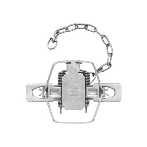 DUKE TRAPS #2 SQUARE JAW TRAP DOGLESS CASE OF 12