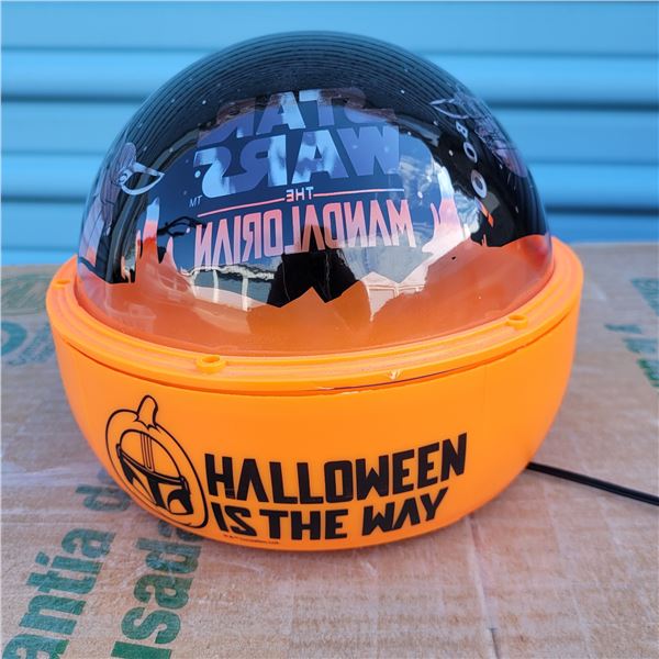 Working Star Wars The Mandalorian Hallowe'en Light Projector *read descriptio
