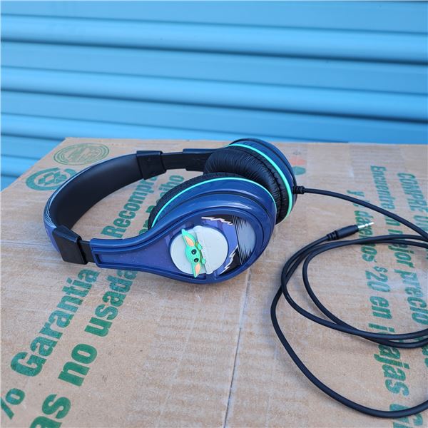 Working Star Wars The Mandalorian Grogu Childrens Headphones