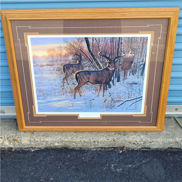 Framed Cynthie Fisher - Sunrise Retreat Singed Numbered 2412/3000 Print. Measures 31x26"