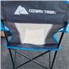 Image 4 : Lot of 2 Fun Camping Chairs - One is New With Tags, Other has cooler build into arm, rated 300lbs