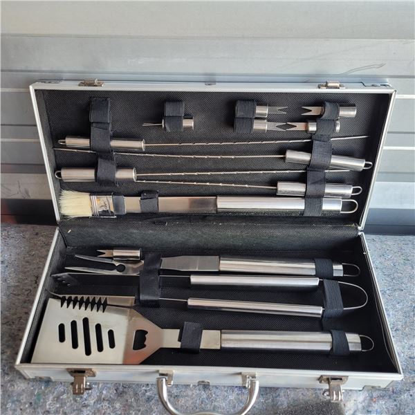 Brand New Stainless Steel BBQ Set