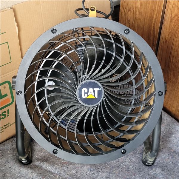 CAT 4 Speed Shop Fan - Measures 17.5" in Diameter. Works