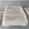 Image 8 : Large Plastic Flip Lid Tote Organizer with Kids Items