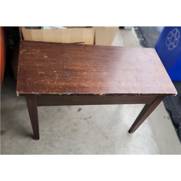 Vintage Piano Bench with Contents - Measures 30W'x14D'x19H"