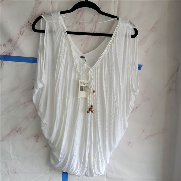 NWT Guess Western Boho White Top Size Small