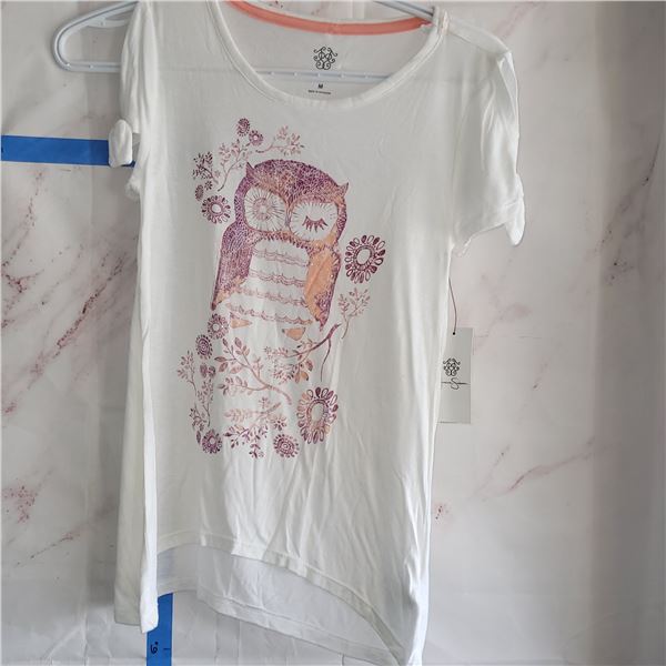 NWT Jessica Simpson Casual Owl T-Shirt Size Medium