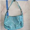 Image 1 : NWT Kathy Blue Rhinestone Bling Bags Studio Hobo Purse