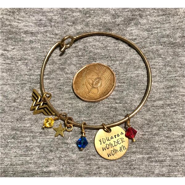 You Are A Wonder Woman Bracelet with Charms