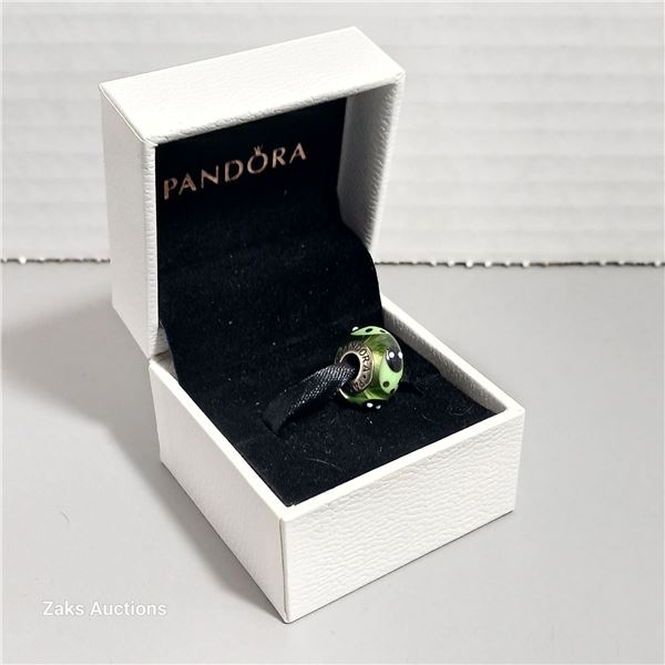 Pandora S925 ALE - Murano Glass Bead "Ladybird - green"