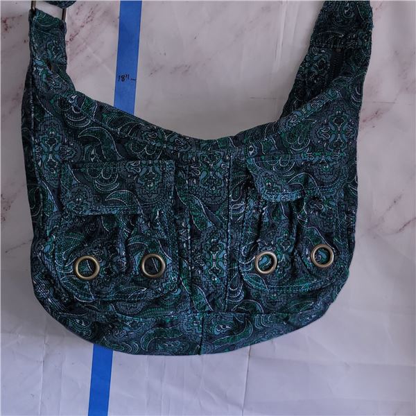 Old Navy Corduroy Paisley Hobo Purse
