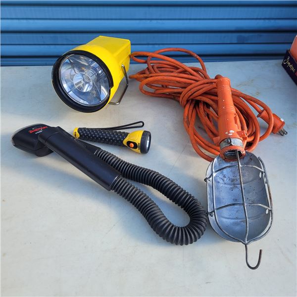 Work Shop Lot - Light Snake, Work Trouble Light, 2 Flashlights