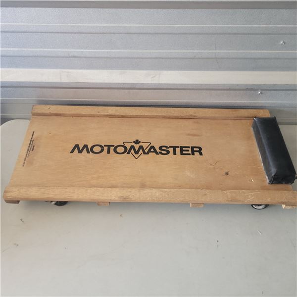 Vintage Wooden Motomaster Mechanic Creeper