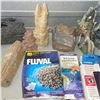 Image 3 : Full Tank Set Up - Pump, Filter Parts, Accessories, Gravel, Rocks +++