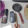 Image 5 : Mixed Estate lot - Backpack, Scale, Lunch Bag, Brass Bells +