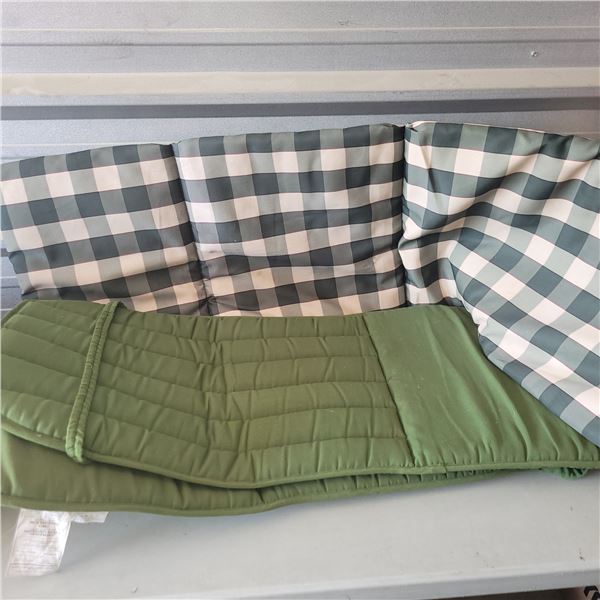 Lot of 3 Patio Lounger Cushions - Clean