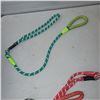Image 2 : Dog Training Items - 2 Leashes, 1 Bathroom Bell Trainer