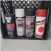 Image 5 : Black Milk Crate with Vairous Spray Paints - never frozen