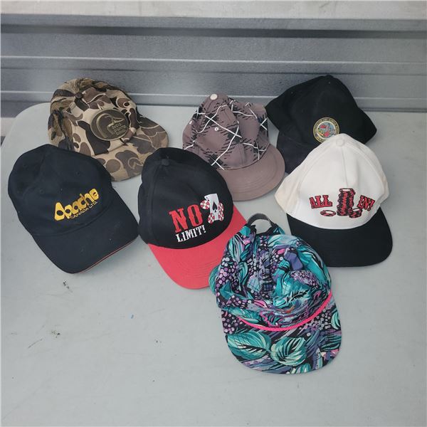 Lot of Various collectible Baseball Trucker Hats