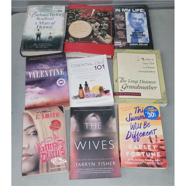 Lot of 9 Estate Books