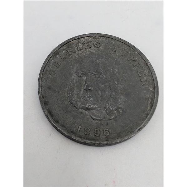 1896 Charles Tupper Zinc Medal