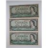 Image 1 : 3 x Cdn 1 Dollar
