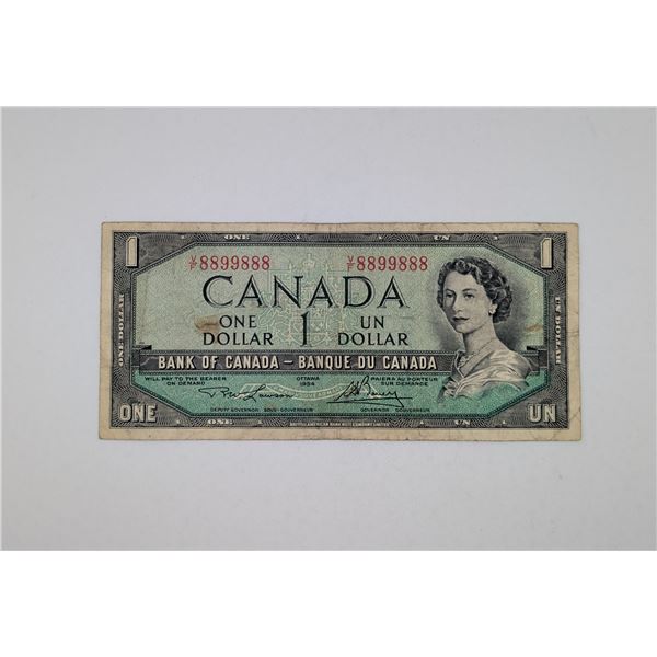 1 Cdn Dollar Poker Hand
