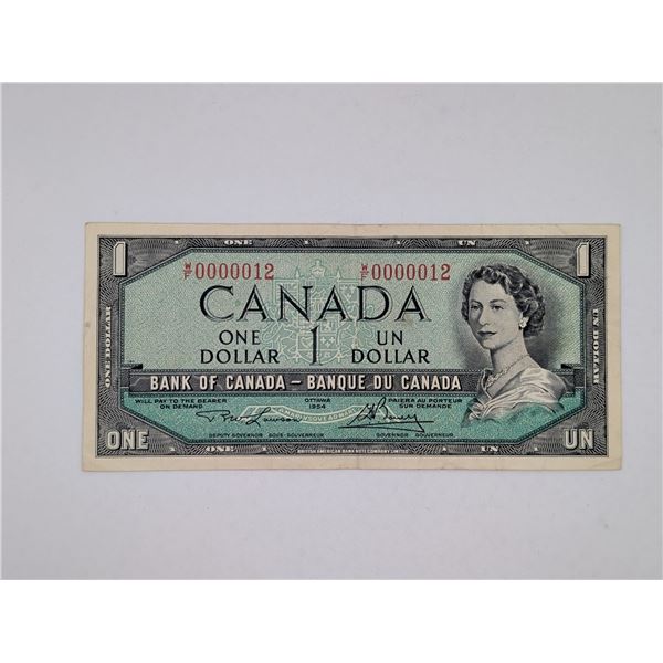 1 Cdn Dollar Low Serial No.