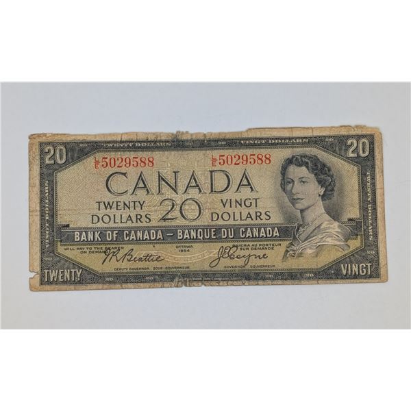 1 x Cdn 20 Dollar